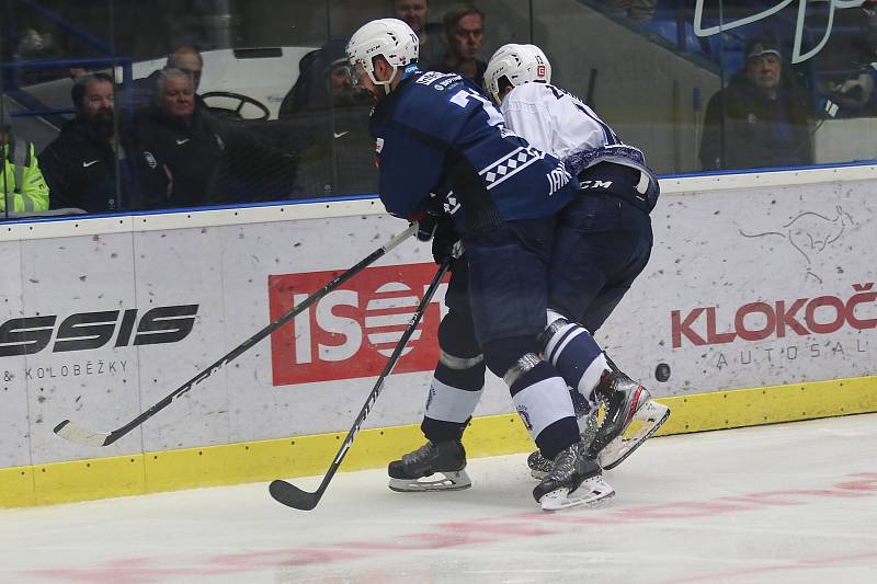 Kladno (v bílém) hostilo v hokejové extralize Plzeň.