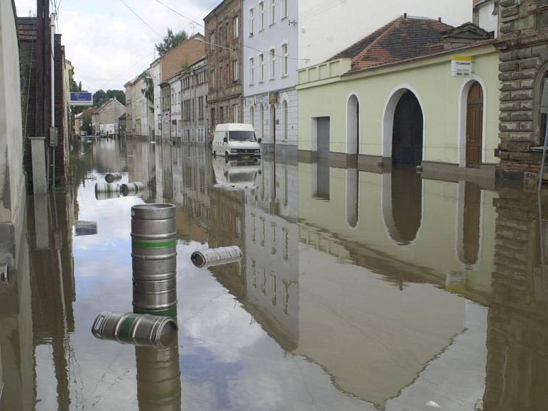 Povodně v Plzni - 14. srpna 2002