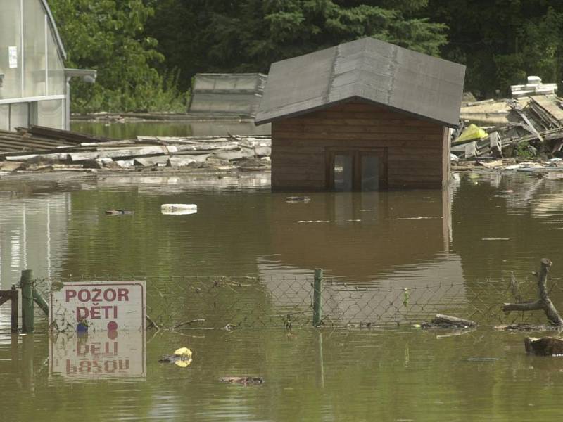 Povodně v Plzni - 14. srpna 2002