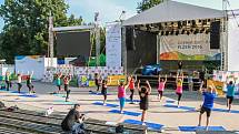 Plzeňský olympijský park za Plazou rozjel cvičení pro veřejnost, které jsme vyzkoušeli. 