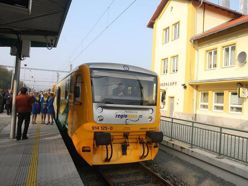 Nová reginální linka ČD bude jezdit na trase Kozolupy - Plzeň - Blovice