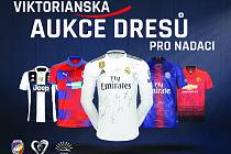 FC Viktoria vydraží dresy týmů z UEFA Champions League.