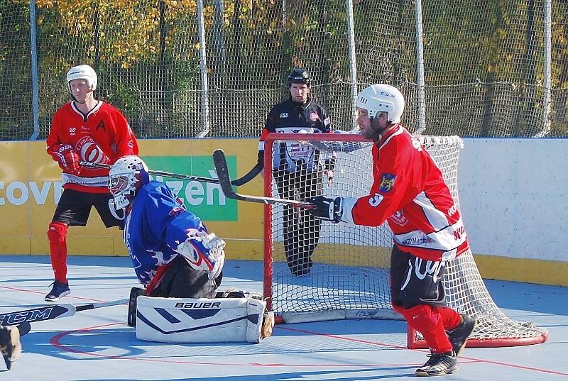 Hokejbal Litice - Jindřichův Hradec