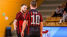 1. Futsal liga (17. kolo): SK Interobal Plzeň - 1. FC Nejzbach Vysoké Mýto 27:0.