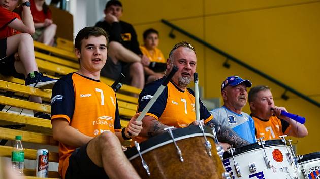 Futsalový zápas mistrů, 2. června 2023: futsalisté SK Interobal Plzeň - házenkáři Talent Týmu Plzeňského kraje 5:5.