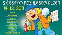 Přijďte si 14. prosince zazpívat vánoční koledy do Plzně, Chlumčan, Sušice, Spáleného Poříčí, Přeštic, Kasejovic, Stříbra, Hrádku u Rokycan, Bělé nad Radbuzou, Blovic, Domažlic, Klatov nebo Mirošova. V 18 hodin navíc v přímém přenosu ČRo Plzeń