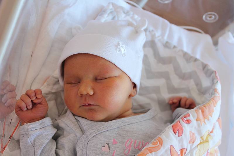 Anna Hrubá (3780 g, 53 cm) se narodila 8. května ve 22:27 hodin ve FN Lochotín v Plzni. Rodiče Jana a Jindra z Lučiště věděli, že Jindříškovi (4,5) přivezou domů sestřičku.