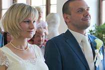 Novomanželé Martin a Simona Baxovi si své ano řekli v sobotu  na Moravě