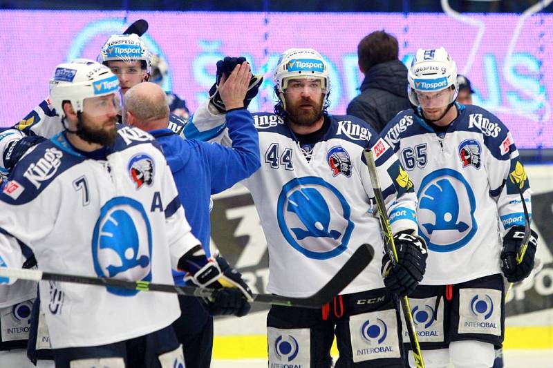 Hokejisté HC Škoda Plzeň slaví postup do semifinále