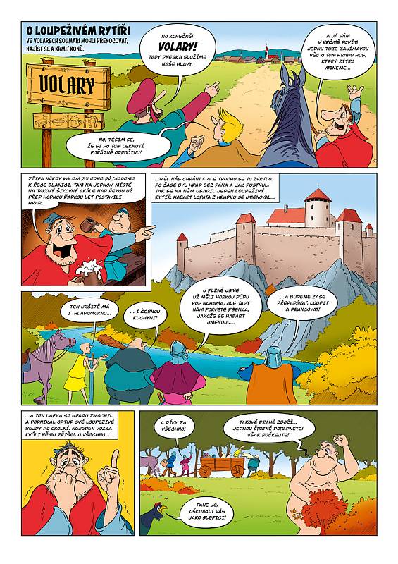 Kniha Příběhy ze Šumavy v komiksech byla pokřtěna v Kašperských Horách. Jejími autory jsou Radek Drahný a David Škodný.