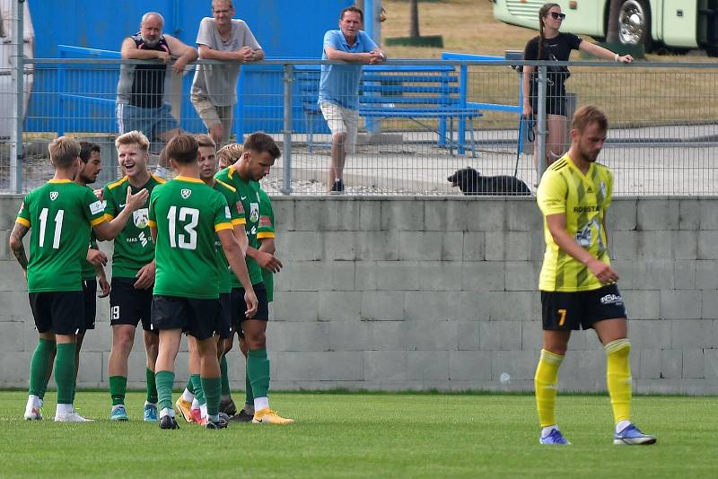 Letní příprava: ROBSTAV Přeštice - Baník Sokolov 3:2.