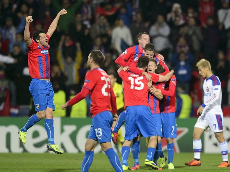 Hráči FC Viktoria Plzeň měli důvod k oslavám