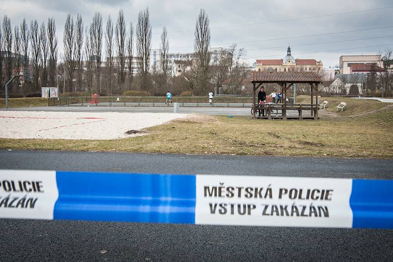 Plzeň, Doudlevce, Škoda sport park uzavřen.