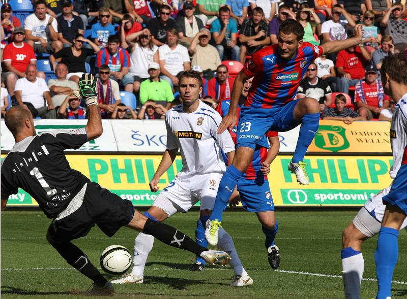 Plzeň, fotbal I.liga, FC Viktoria Plzeň vs. Zbrojovka Brno. 