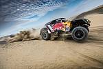 Výherce letošního ročníku Rallye Dakar Carlo Sainz v druhé etapě závodu.