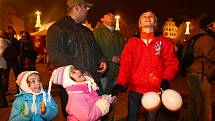 Krajská metropole zažila v noci na čtvrtek bujaré oslavy příchodu nového roku