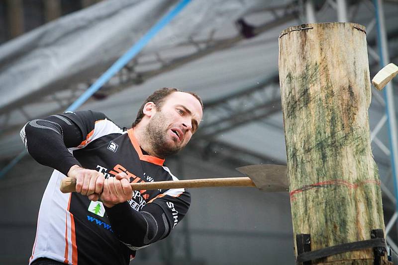 STIHL Timbersports na náměstí republiky v Plzni