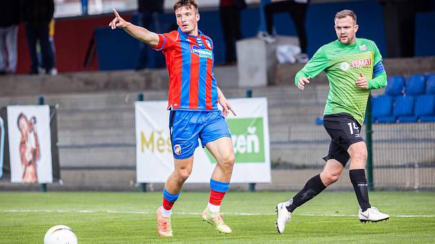 FC Viktoria Plzeň B (červenomodří), archivní snímek.