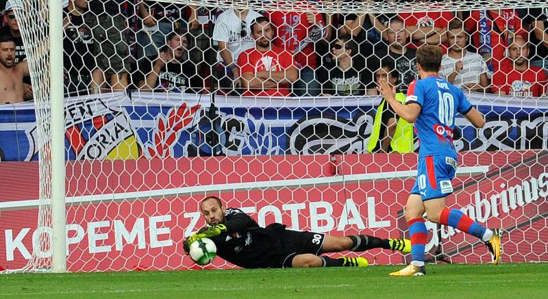 Fotbalisté Plzně porazili v zápase 5. kola první ligy doma Baník Ostrava 3:0.