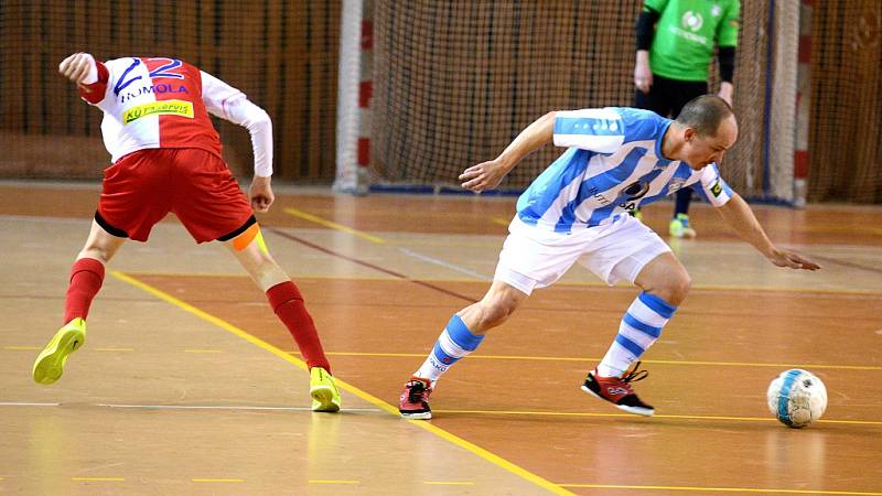 IV. zápas čtvrtfinále play off Chance futsal ligy: SK Interobal Plzeň - SK Slavia Praha 1:6 (0:2), 29. dubna 2016.