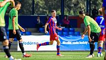 Fotbalisté rezervy Viktorie Plzeň (na archivním snímku hráči v červenomodrých dresech) v neděli jen remizovali s Admirou Praha 1:1.