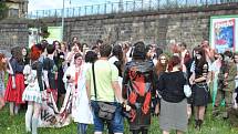 Populární zombie walk má za sebou další ročník. Na sto třicet účastníků prošlo Plzní, přímo během Dne Meliny Mercouri.