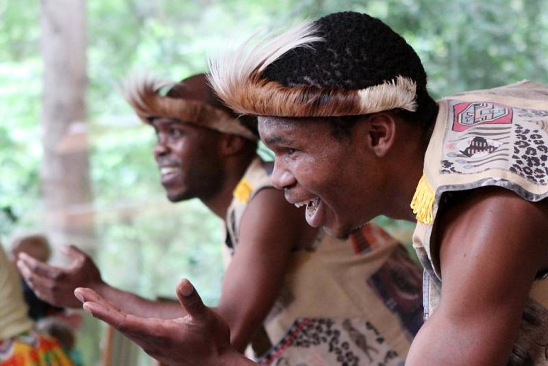 Do plzeňské zoo v pátek zavítali afričtí zpěváci a tanečníci