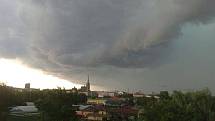 Silné bouře zasáhly Plzeňský kraj.