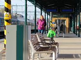 Zrekonstruované nástupiště číslo 2 na hlavním nádraží v Plzni