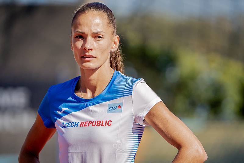 Tereza Petržilková na mistrovství Evropy 2022.