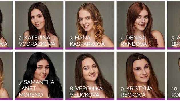 Semifinalistky Miss OK Plzeňského kraje