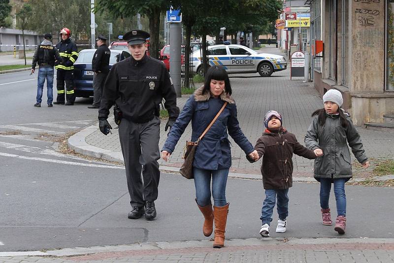 Policie uzavřela část Doubravky kvůli nálezu granátu