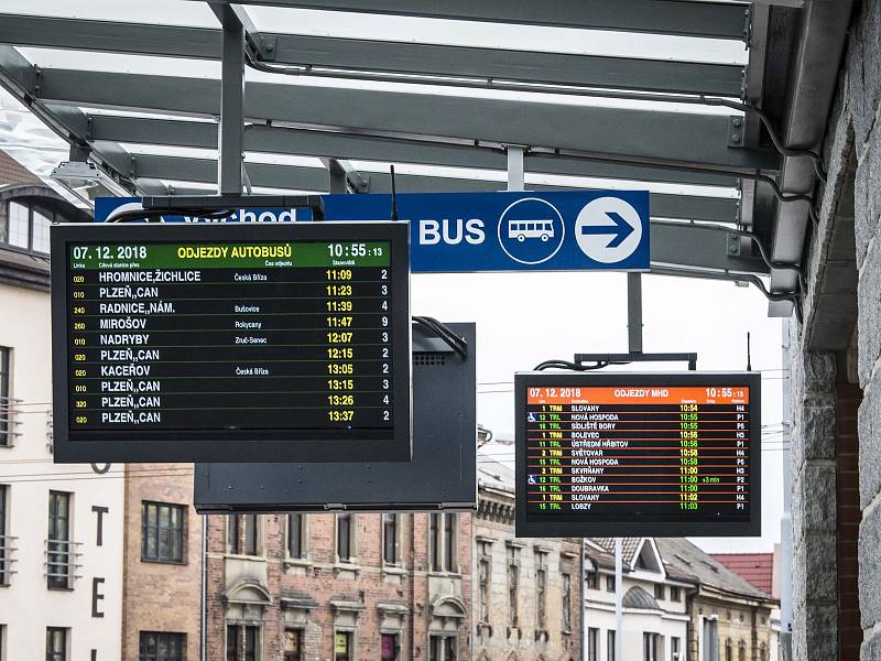 Otevření autobusového terminálu - Šumavská, Plzeň