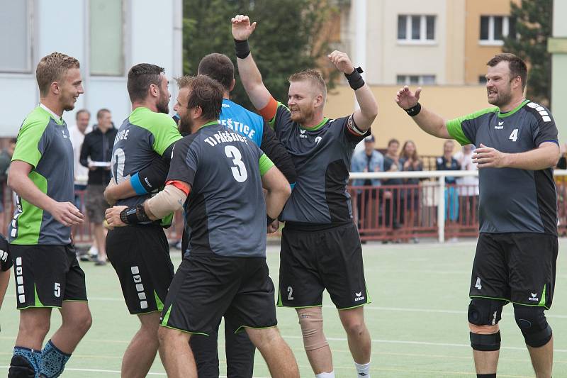 Národní házená muži: finále play-off: Přeštice - Tymákov