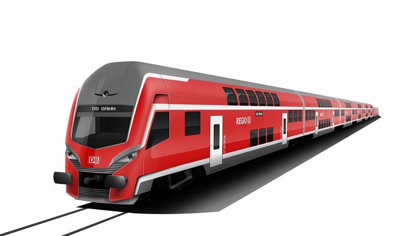 Podoba nových vlaků, které pro Deutsche Bahn vyrobí Škoda Transportation