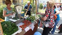 Trhy regionálních potravin na nádvoří Krajského úřadu v Plzni