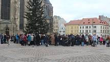 Tříkrálový průvod vyšel v neděli z plzeňského náměstí Republiky