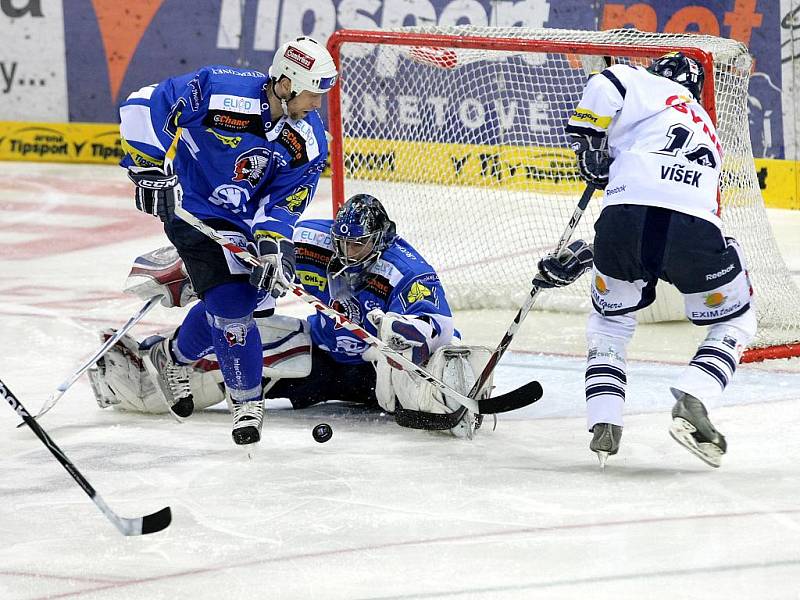 Play off. Bílí Tygři Liberec – HC Plzeň 1929.