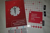 Anamnestické zdravotní a jazykové komunikační karty.