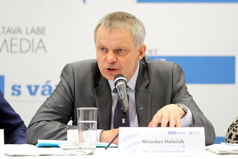 Rektor ZČU Miroslav Holeček