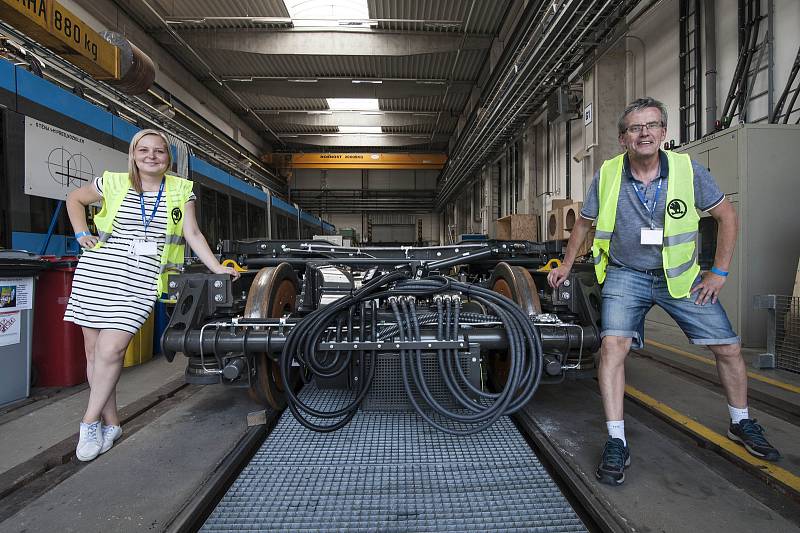 Plzeňská Škoda slaví 160 let - Areál Škoda Transportation se otevřel veřejnosti.