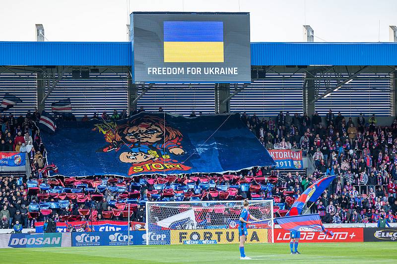 27. kolo FORTUNA:LIGY: FC Viktoria Plzeň - SK Slavia Praha 1:1.