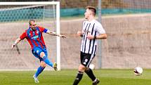 FORTUNA ČFL, skupina A (18. kolo): FC Viktoria Plzeň B (na snímku fotbalisté v červenomodrých dresech) - Admira Praha 0:0.