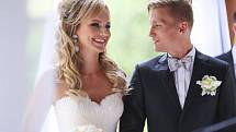 Obránce fotbalové reprezentace a FC Viktoria Plzeň Václav Procházka se v Park Hotelu Popovičky oženil se svou dlouholetou přítelkyní Andreou.