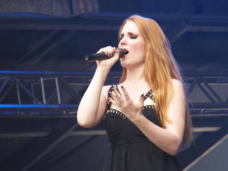 Koncert kapely Epica na Metalfestu.