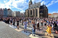 Plzeňský festival stepu zahájí více než stovka stepařů společnou choreografií na náměstí Republiky