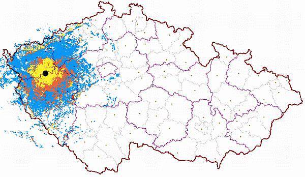 Digitální signál z vysílače Krašov pokryje území, na kterém žije 890 tisíc lidí.