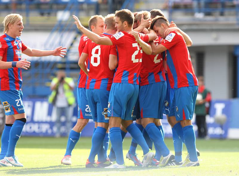 Plzeň, fotbal I.liga, FC Viktoria Plzeň vs. Zbrojovka Brno. 