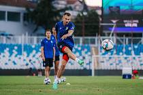 Fotbalisté Viktorie Plzeň si zatrénovali na stadionu v kosovské Prištině, kde je čeká odveta 2. předkola Evropské konferenční ligy