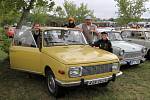 Retrojízda - sraz historických automobilů do roku výroby 1989 v kempu u přehrady České údolí v Plzni - Liticích.